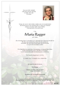Maria Ragger